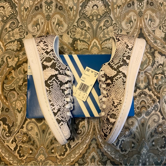 NWT RARE Adidas x Hyde Stan Smith Python Print Sneakers Wmns 6.5 Men 5.5 - Picture 9 of 16
